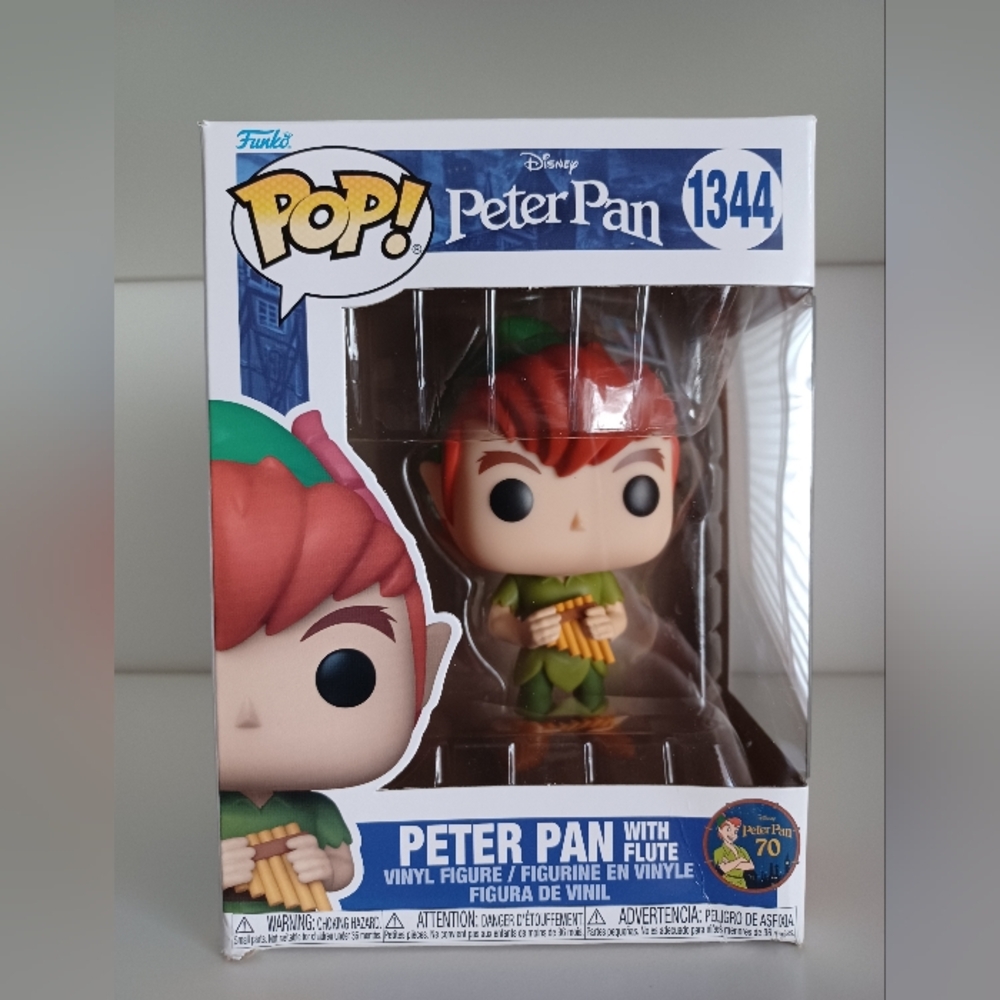 Disney Peter Pan With Flute 70th Anniversary 1344 Funko Pop